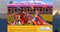 Desktop Screenshot of mahamayatravel.com